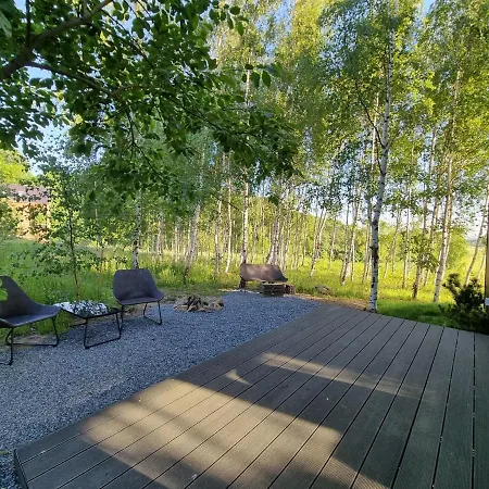 Chalet Drewniany Dom W Brzozowisku
