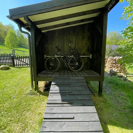 Chalet Drewniany Dom W Brzozowisku