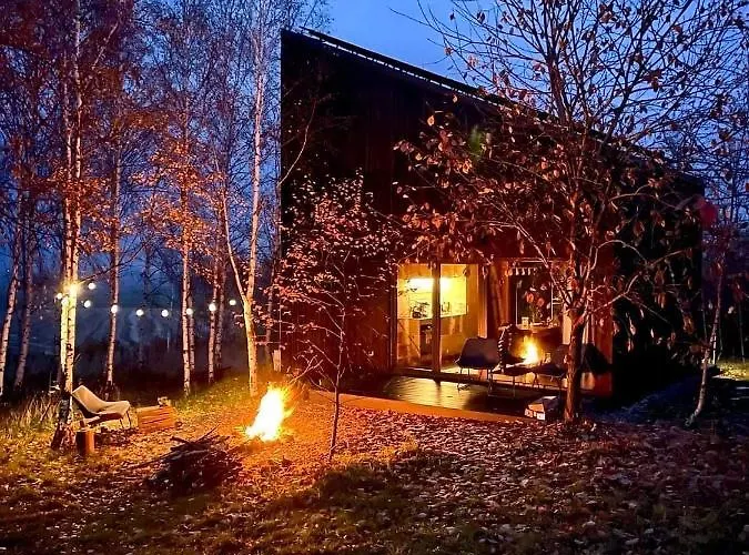 Chalet Drewniany Dom W Brzozowisku *