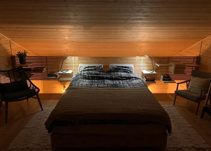 Chalet Drewniany Dom W Brzozowisku