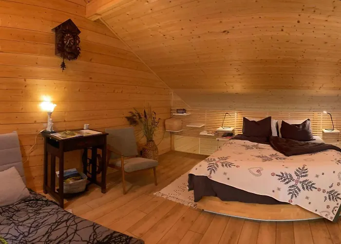 Drewniany Dom W Brzozowisku Peterswaldau